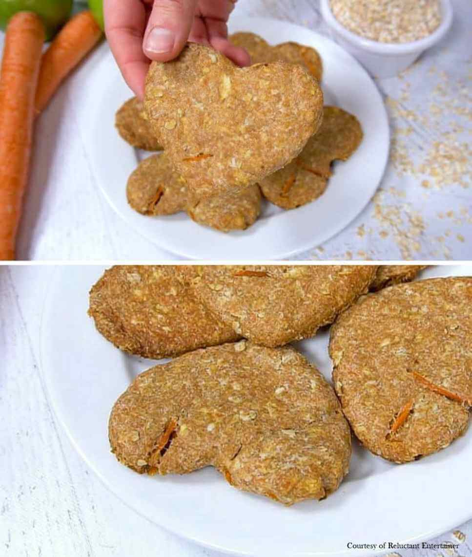 Apple Carrot Dog Biscuits