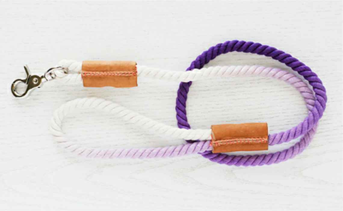 ombre rope leash