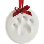 paw print ornament