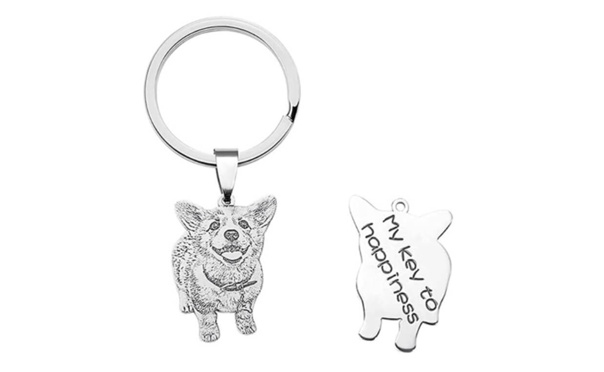 dog keychain