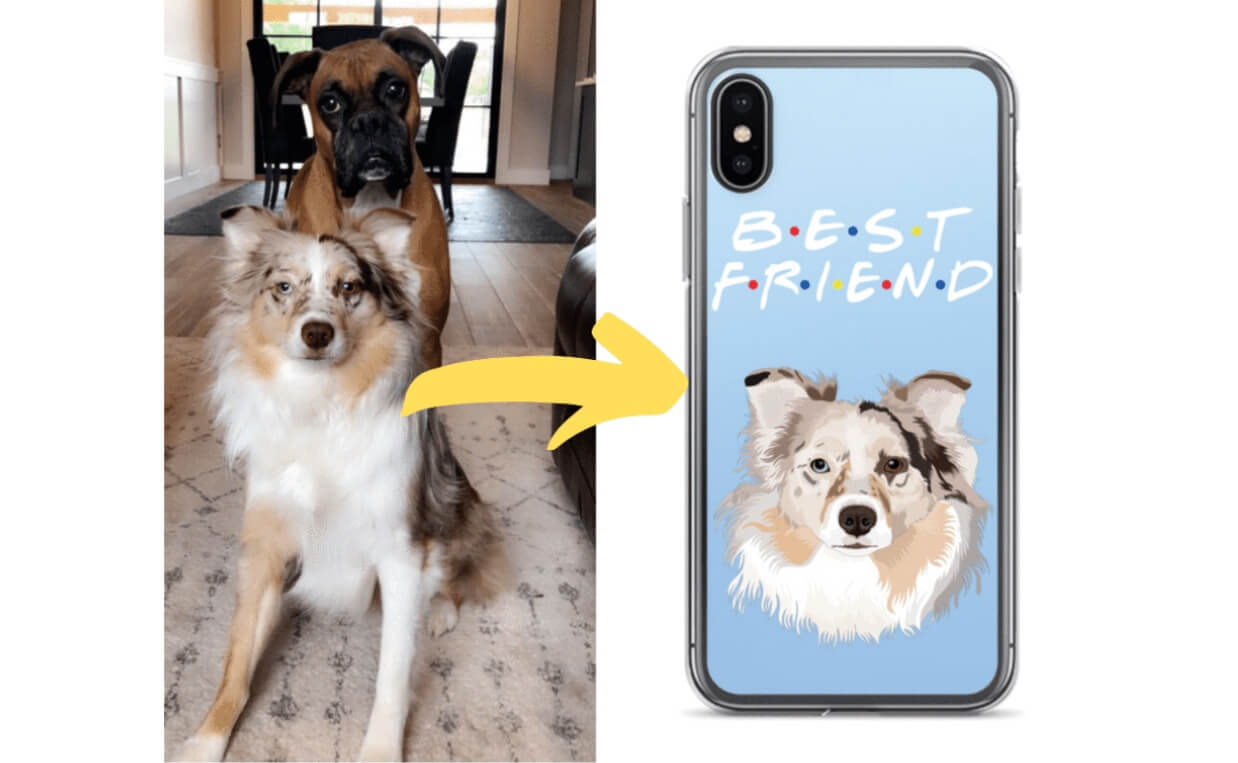 mypetprints dog phone case