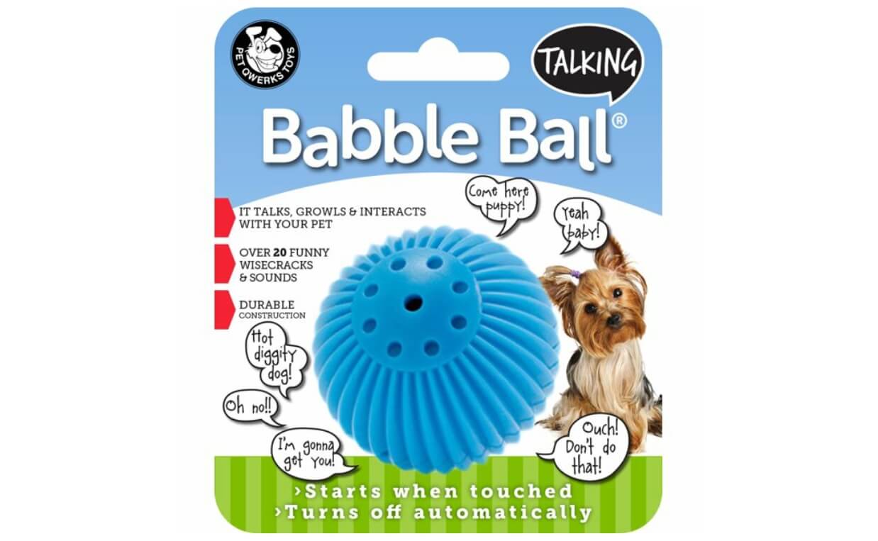 Pet Qwerks Babble Ball