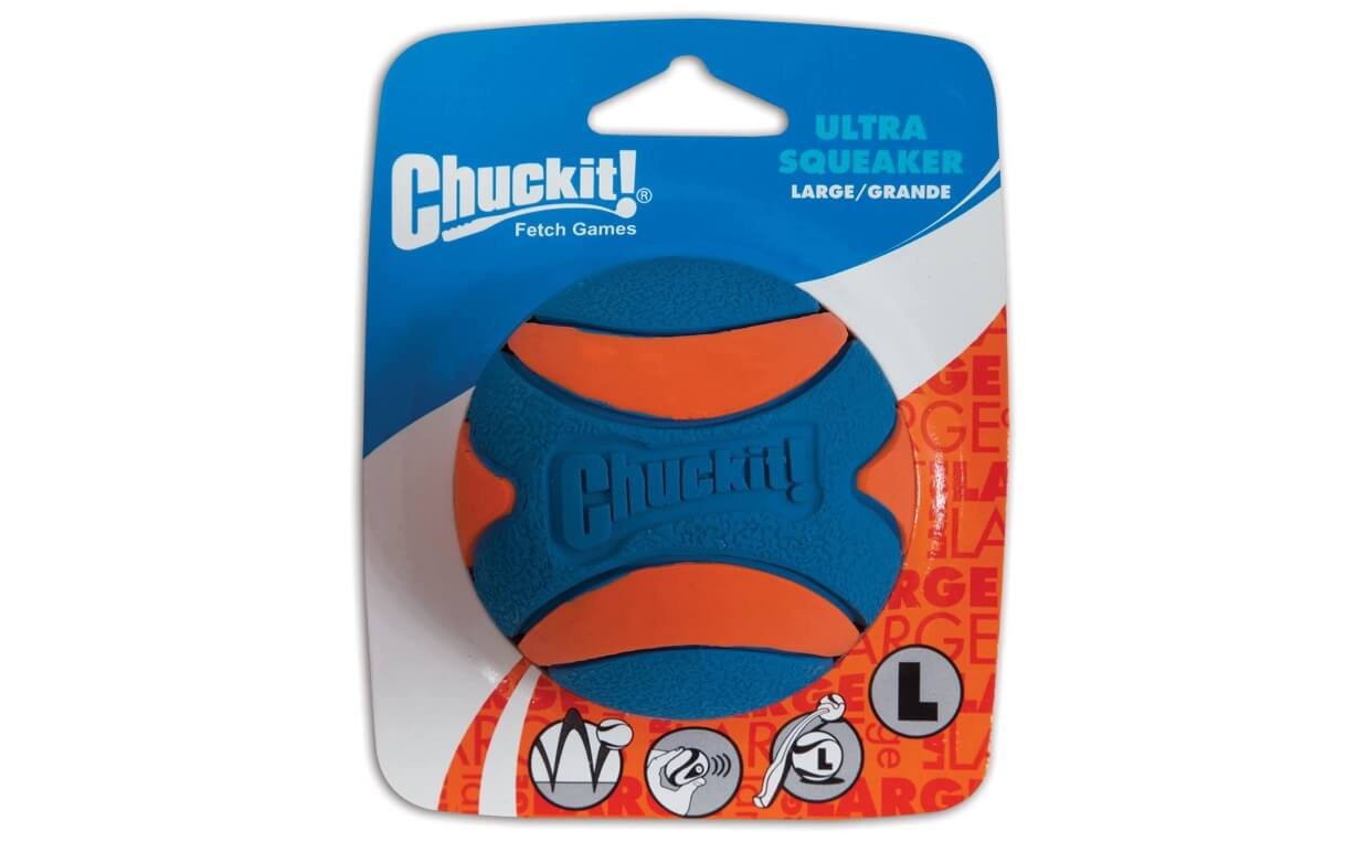 chuck it ultra squeaky ball dog toy