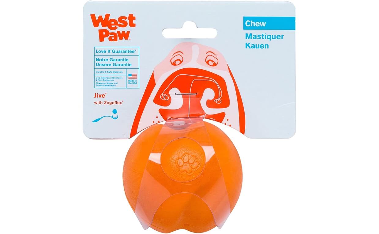 west paw ball with zogoflex