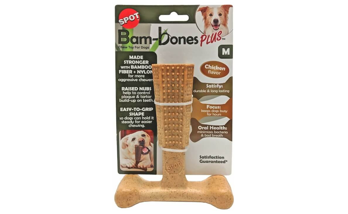 : Bambone Plus – Easy Grip Durable Dog Chew Toy for Aggressive Chewers