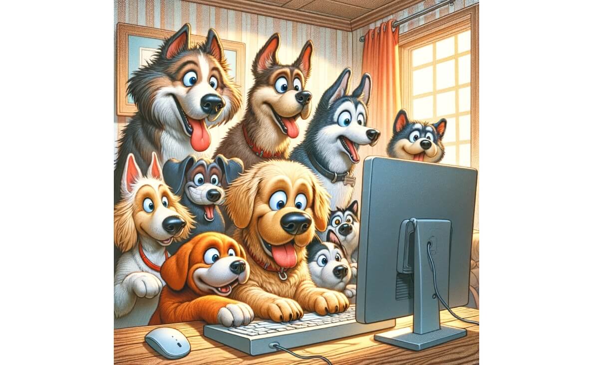 Breaking News: Dogs Start Their Own Social Media Platform!