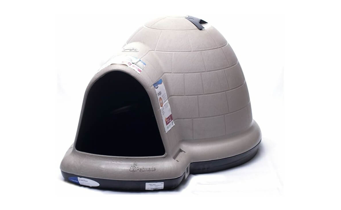 Outdoor Dog Houses - Petmate Indigo Igloo Dog House